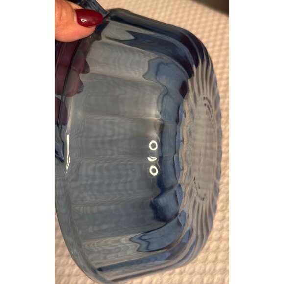 Anchor Hocking Cobalt Blue Glass Round Casserole Oven Dish 1.5 QT. 8.25" Dia USA - Picture 3 of 7